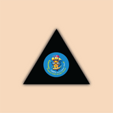 6-Inch Black Triangle Canvas Board